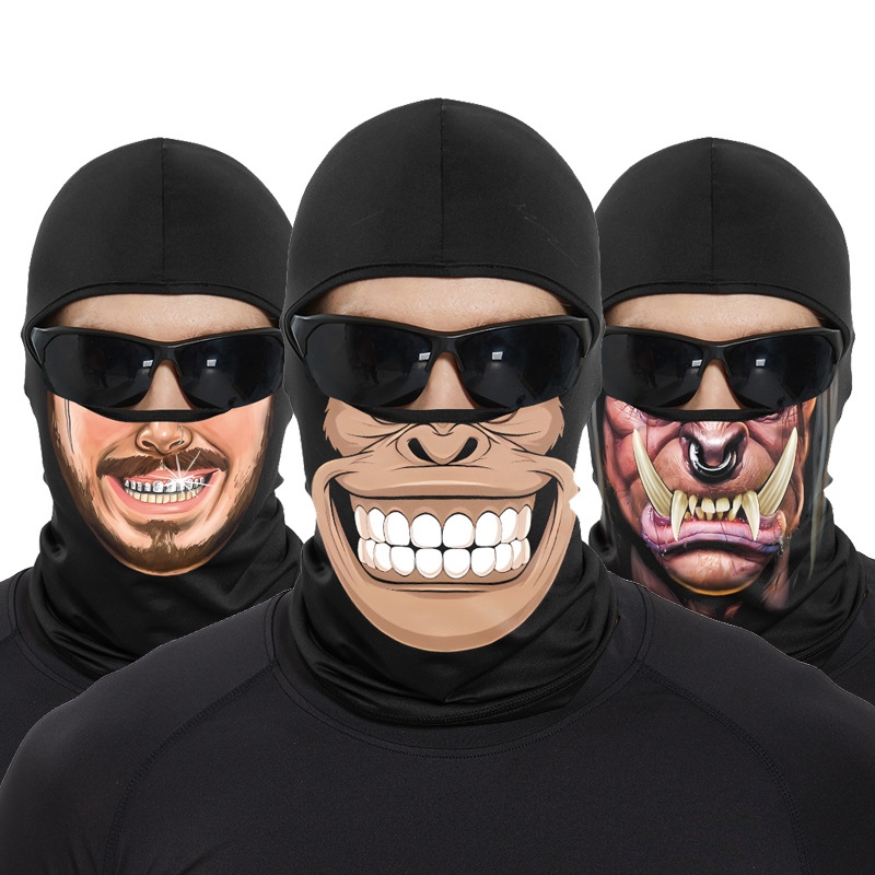 Skull Cap Helmet Liner - Seluruh wajah ไหมพรมลายหัวกระโหลกตลกสำหรับผู้ชายและผู้หญิงหมวกขี่จักรยานเดินป่าตั้งแคมป์หมวกกันน็อคหมวกกันน็อคหมวกบุซับใน