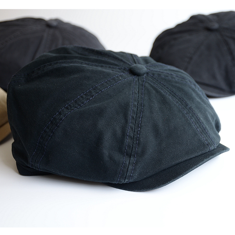 ผู้ชายหัวNewsboyหมวกPeakyหมวกV - Dad Hat Cotton บทวิจารณ์และราคา