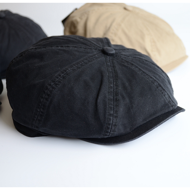 ผู้ชายหัวNewsboyหมวกPeakyหมวกV - Dad Hat Cotton บทวิจารณ์และราคา