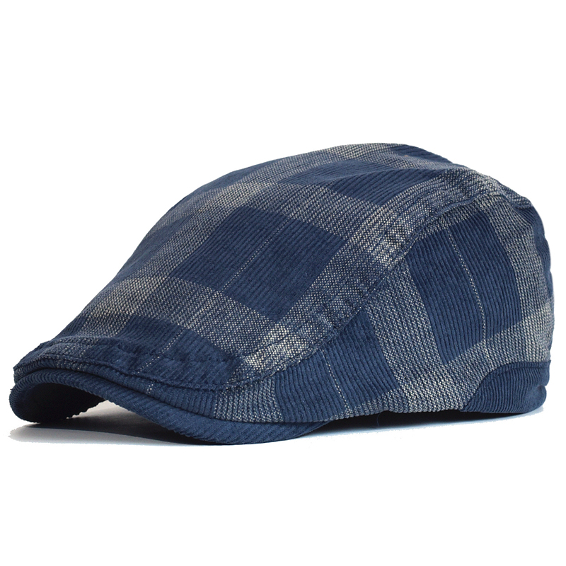ฤดูหนาว Vintage ลายสก๊อตหนา Be - Dad Hat Cotton บทวิจารณ์และราคา