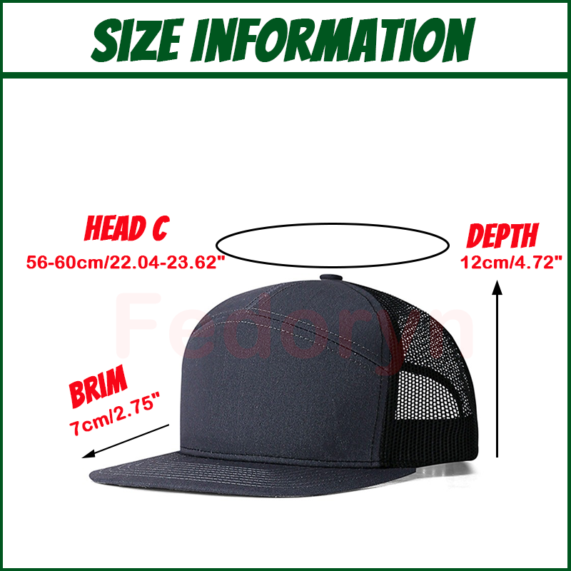 Fedoryn เย็บปักถักร้อยที่กําหน - Trucker Cap Mesh บทวิจารณ์และราคา