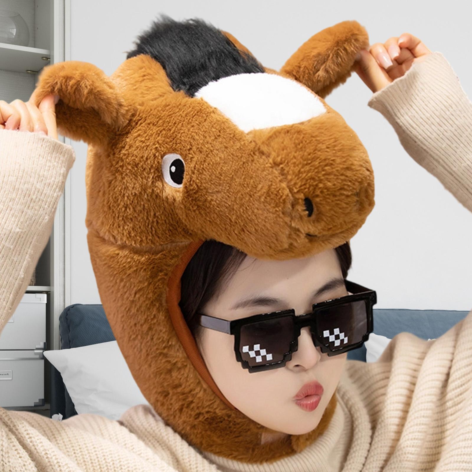 หมวกปาร์ตี้รูปม้าปีใหม่ หมวกขน - Snapback Hat Flat บทวิจารณ์และราคา
