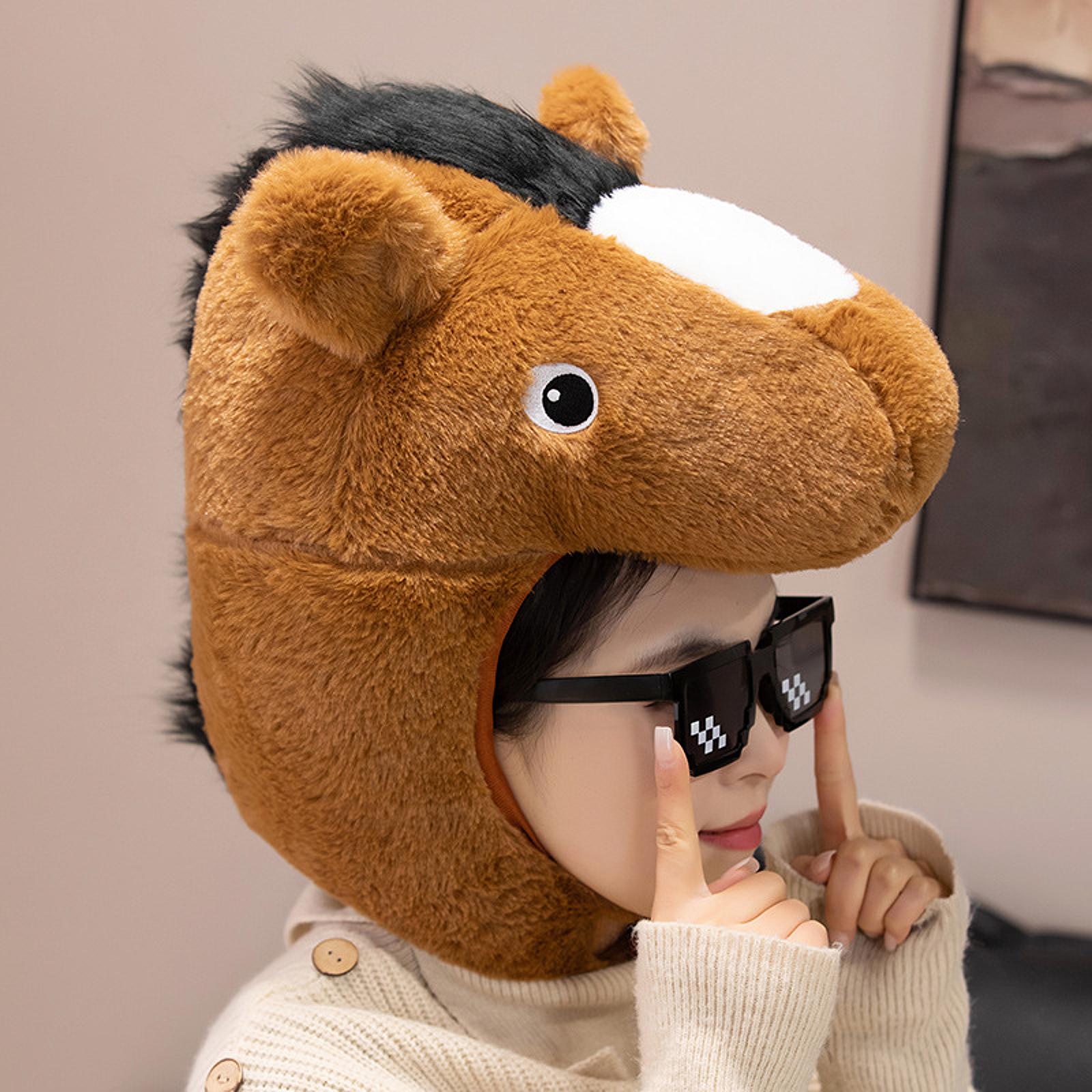 หมวกปาร์ตี้รูปม้าปีใหม่ หมวกขน - Snapback Hat Flat บทวิจารณ์และราคา
