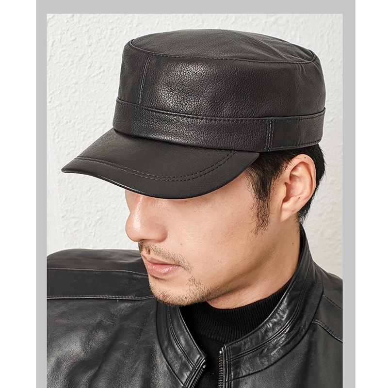 ใหม่ 2026 ผู้ชายหนังแท้หมวกเบส - Baseball Cap Structured บทวิจารณ์และราคา