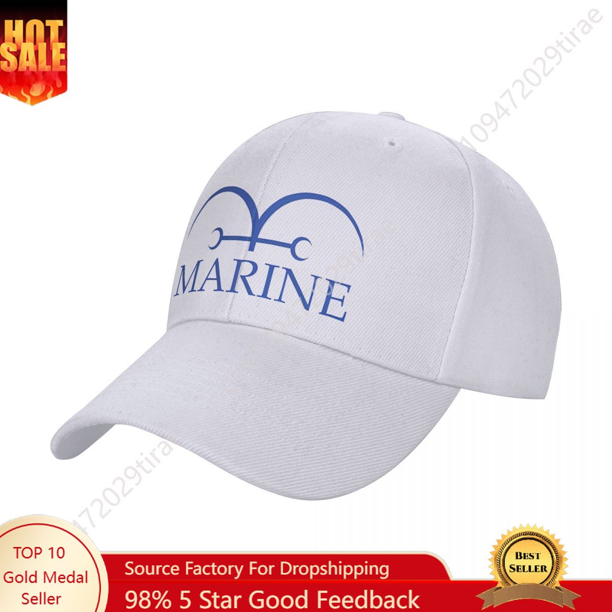 หมวกแก๊ปเบสบอลลายธงนาวิกโยธิน  - Dad Hat Cotton บทวิจารณ์และราคา