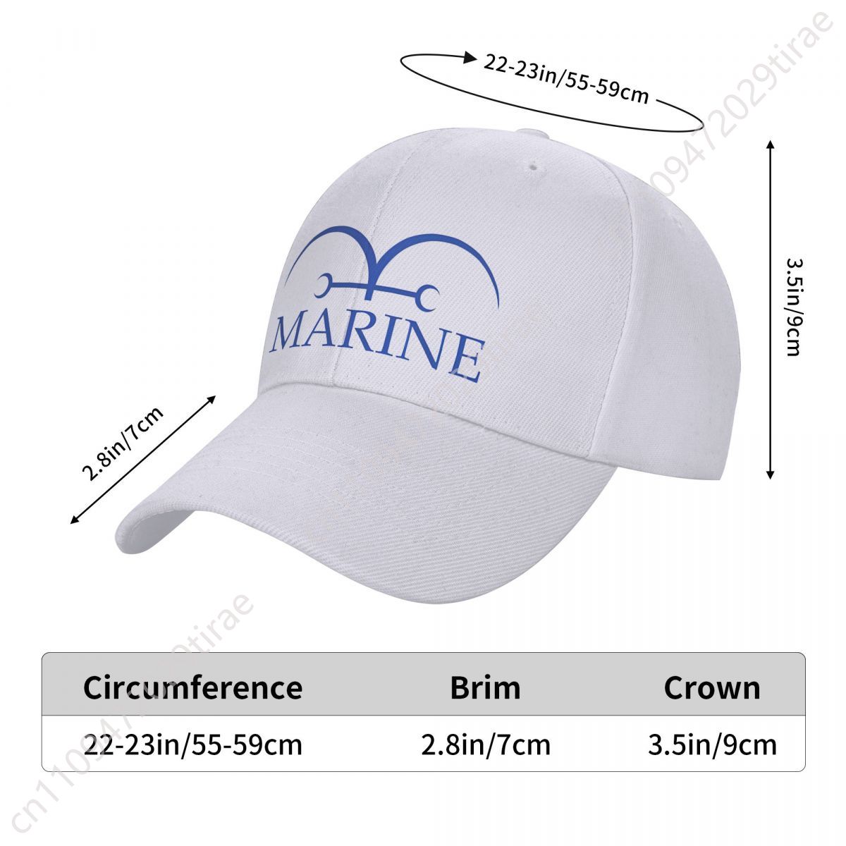 หมวกแก๊ปเบสบอลลายธงนาวิกโยธิน  - Dad Hat Cotton บทวิจารณ์และราคา