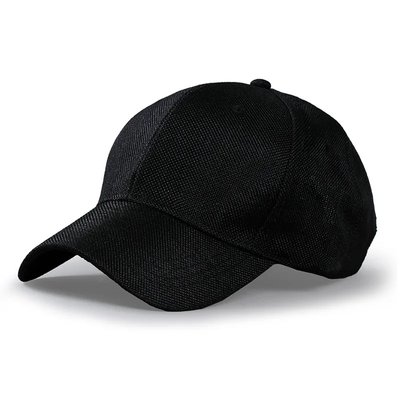 หมวกเบสบอลผ้าลินินเทียมขนาดใหญ - Baseball Cap Structured บทวิจารณ์และราคา