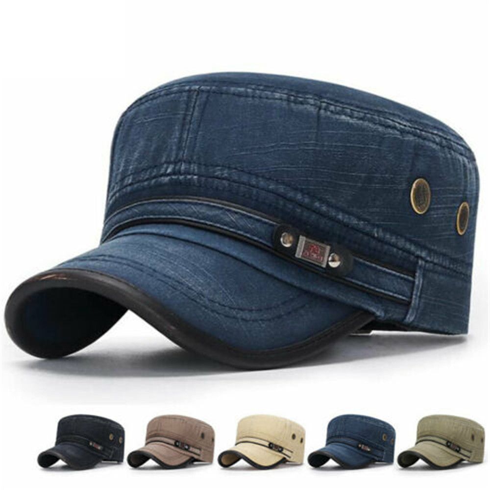 หมวกแก๊ปทหารหมวกแบนราบระบายอาก - Snapback Hat Flat บทวิจารณ์และราคา
